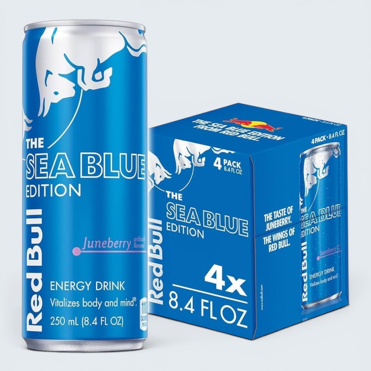 Red Bull Sea Blue Edition Pack x4