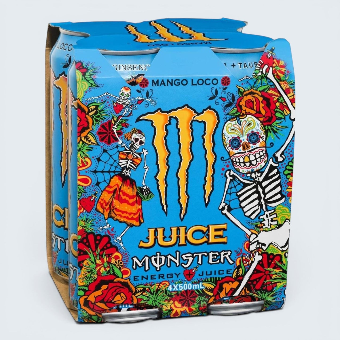 Monster Juice Mango Loco Pack x4