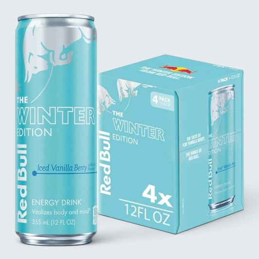 Red Bull Winter Edition Ice Vanilla Berry Pack x4
